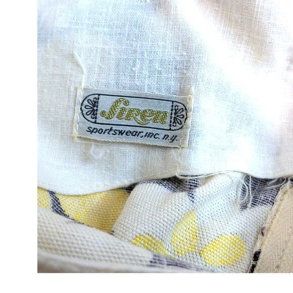 Vintage Siren Sportswear Psychedelic Floral Romper Playsuit Skort READ - Picture 2 of 9